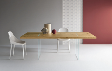 TAVOLANTE AGED OAK - Rectangular table by Tonelli Design - view 3